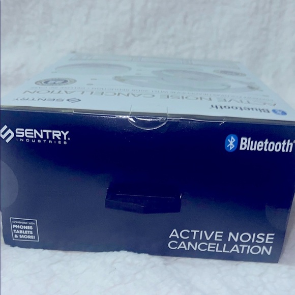 Sentry Over-Ear Headphones White ANC Bluetooth w/noise‎ cancellation - Picture 12 of 16